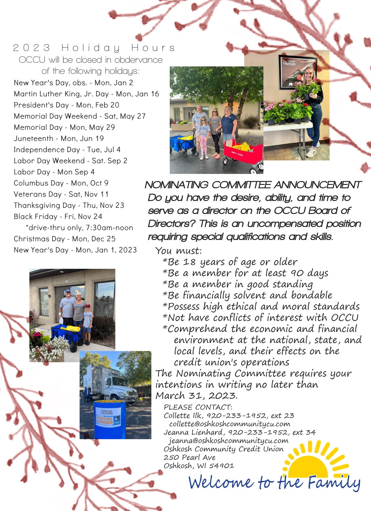 Oshkosh Community Credit